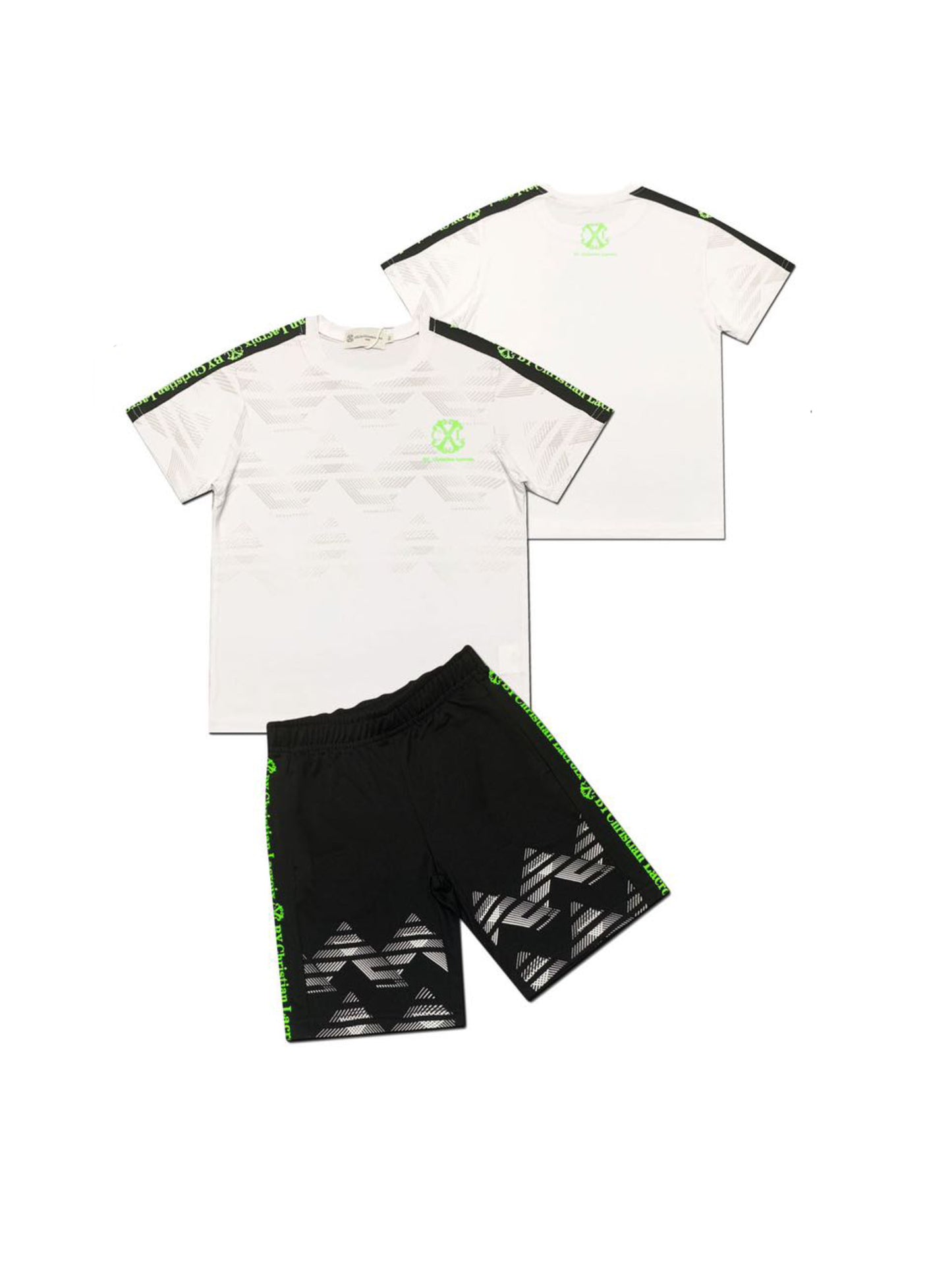Ensemble tshirt short blanc garçon Christian LaCroix