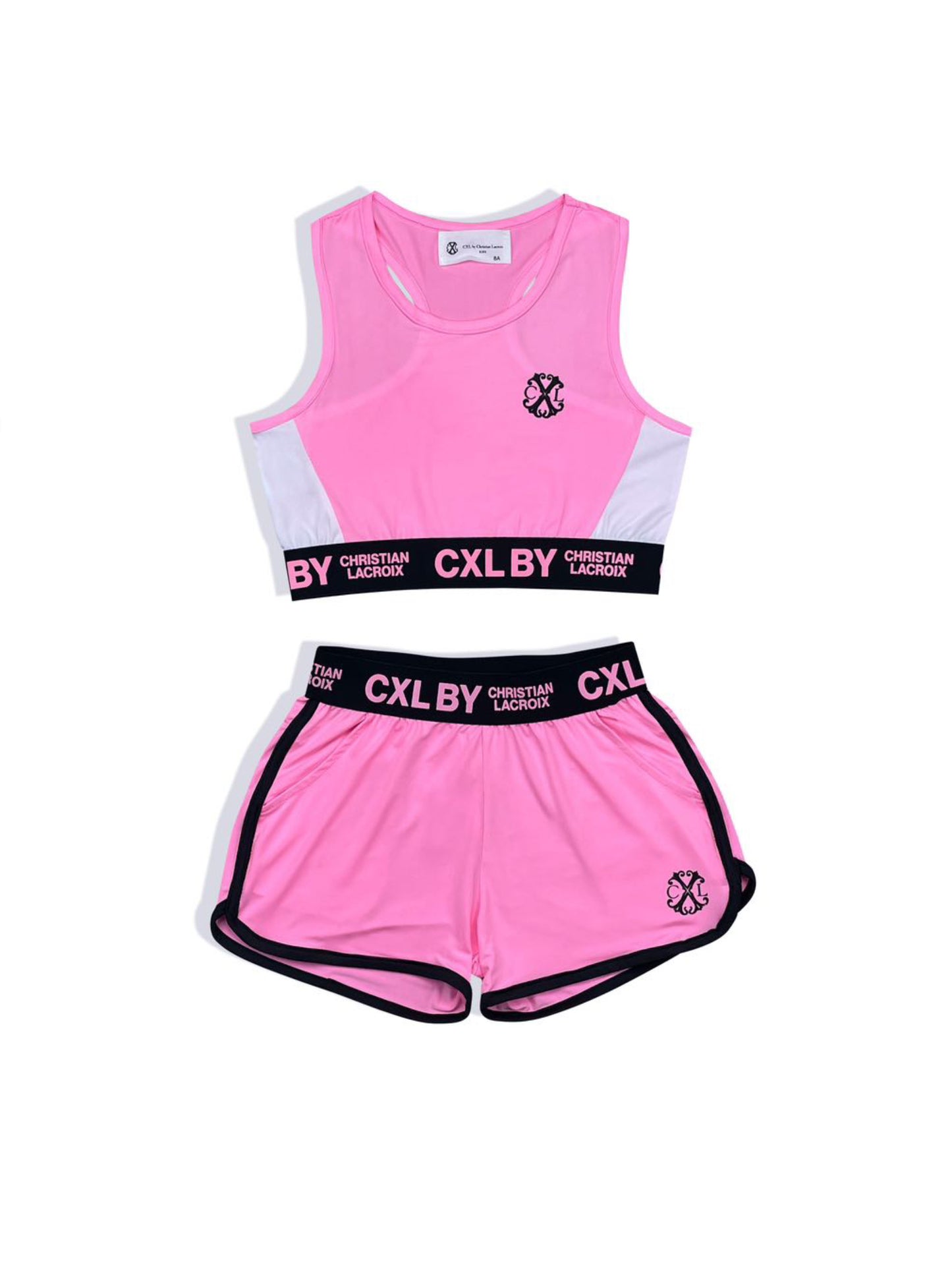 Ensemble débardeur short rose fille Christian LaCroix