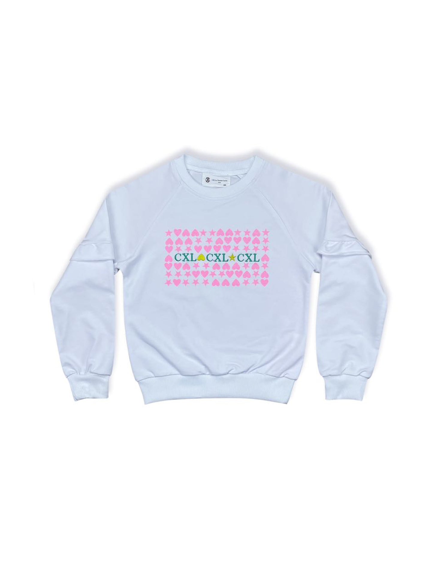 Sweat blanc fille Christian LaCroix