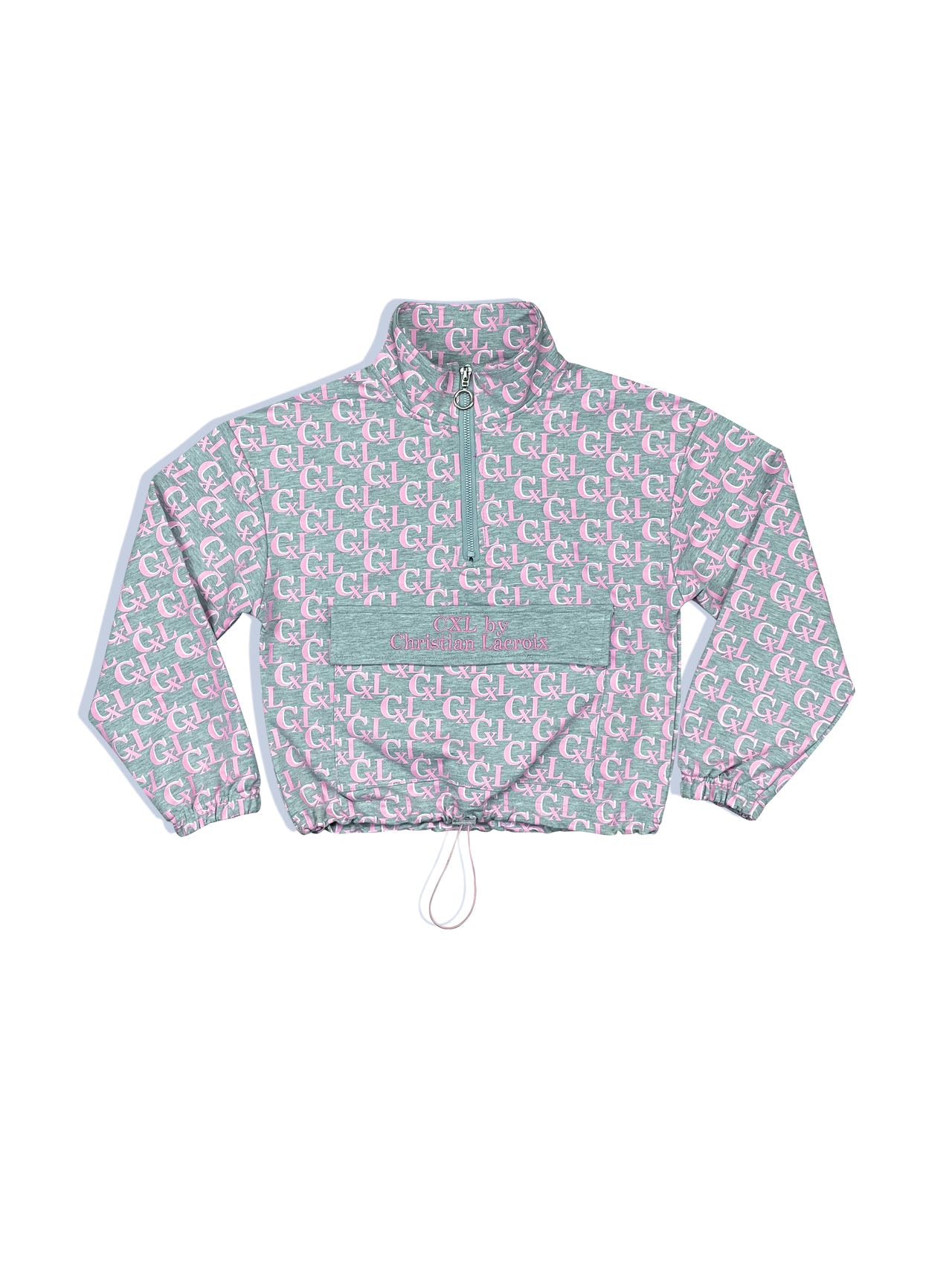 Sweat poche gris fille Christian LaCroix