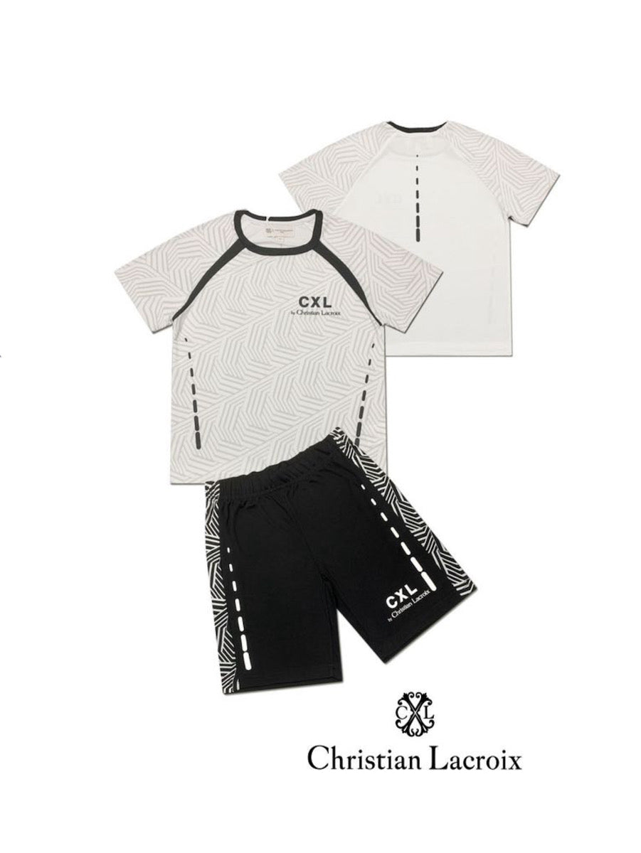 Ensemble tshirt short blanc garçon Christian LaCroix