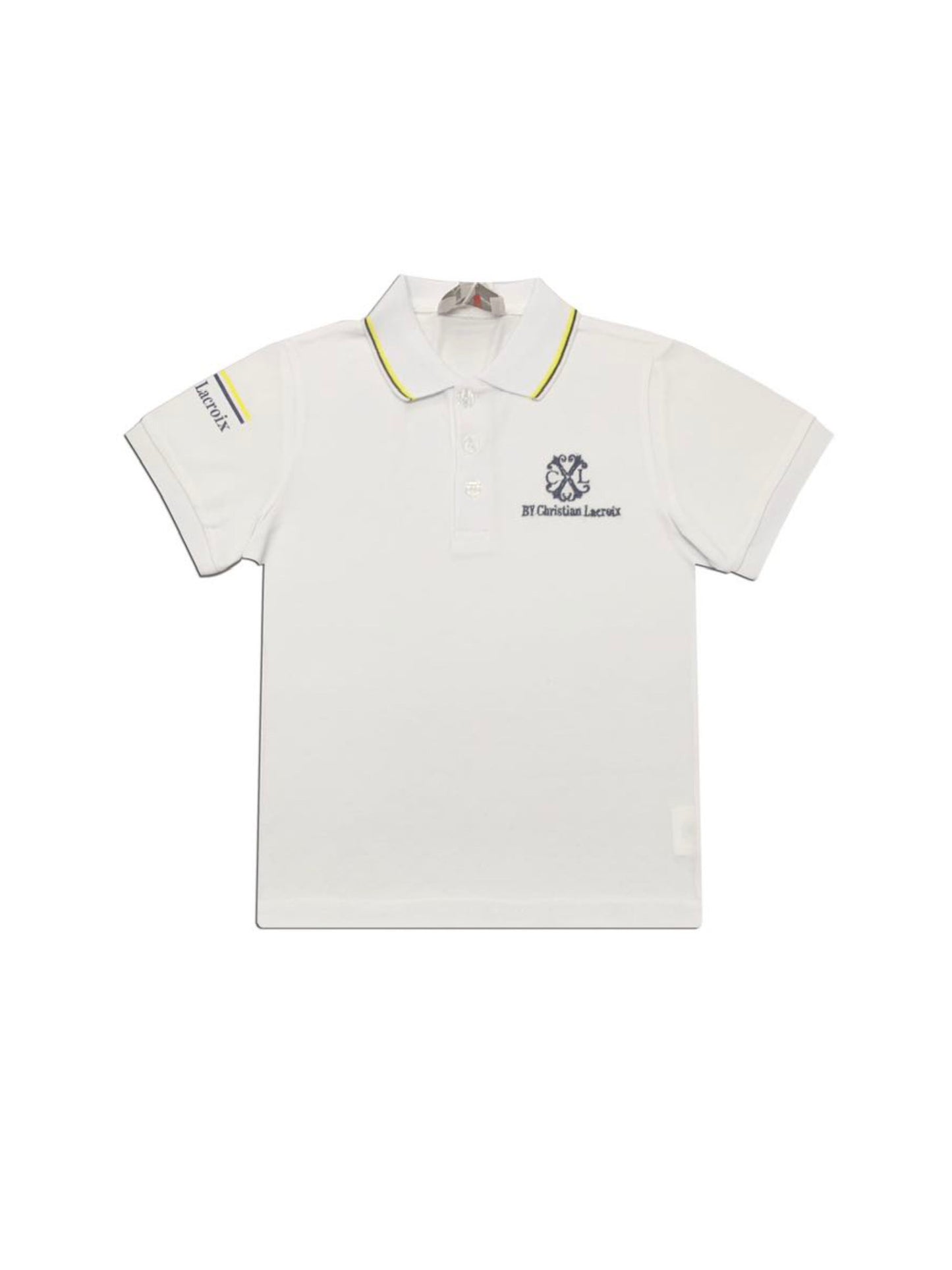 Tshirt Polo blanc garçon Christian LaCroix