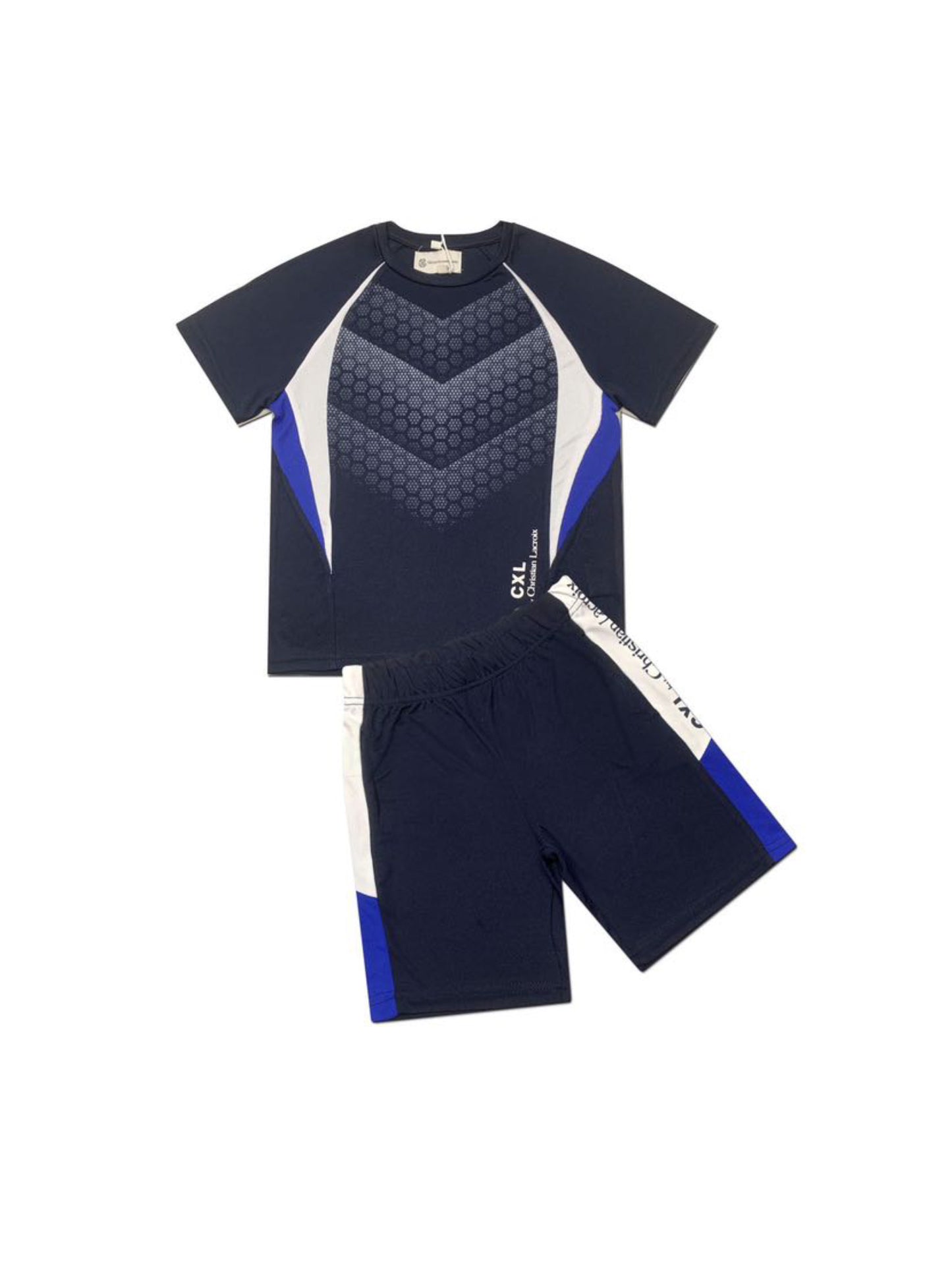 Ensemble tshirt short marine garçon Christian LaCroix