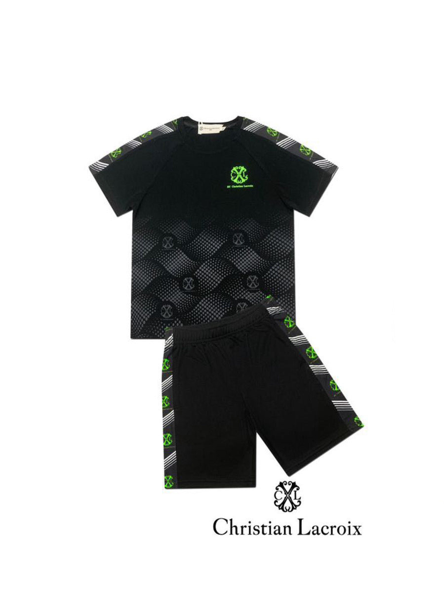 Ensemble tshirt short noir garçon Christian LaCroix