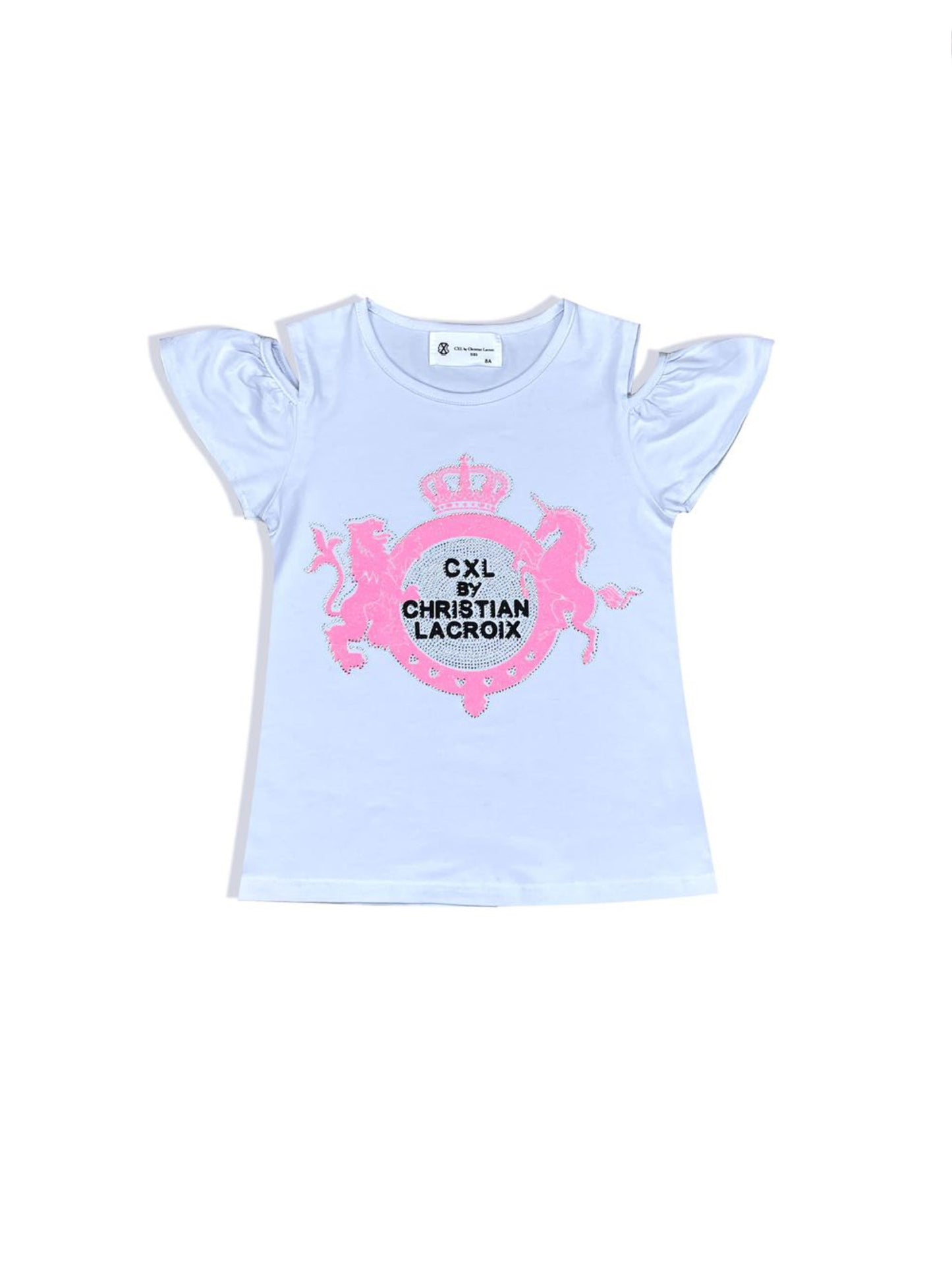 Tshirt blanc fille Christian LaCroix