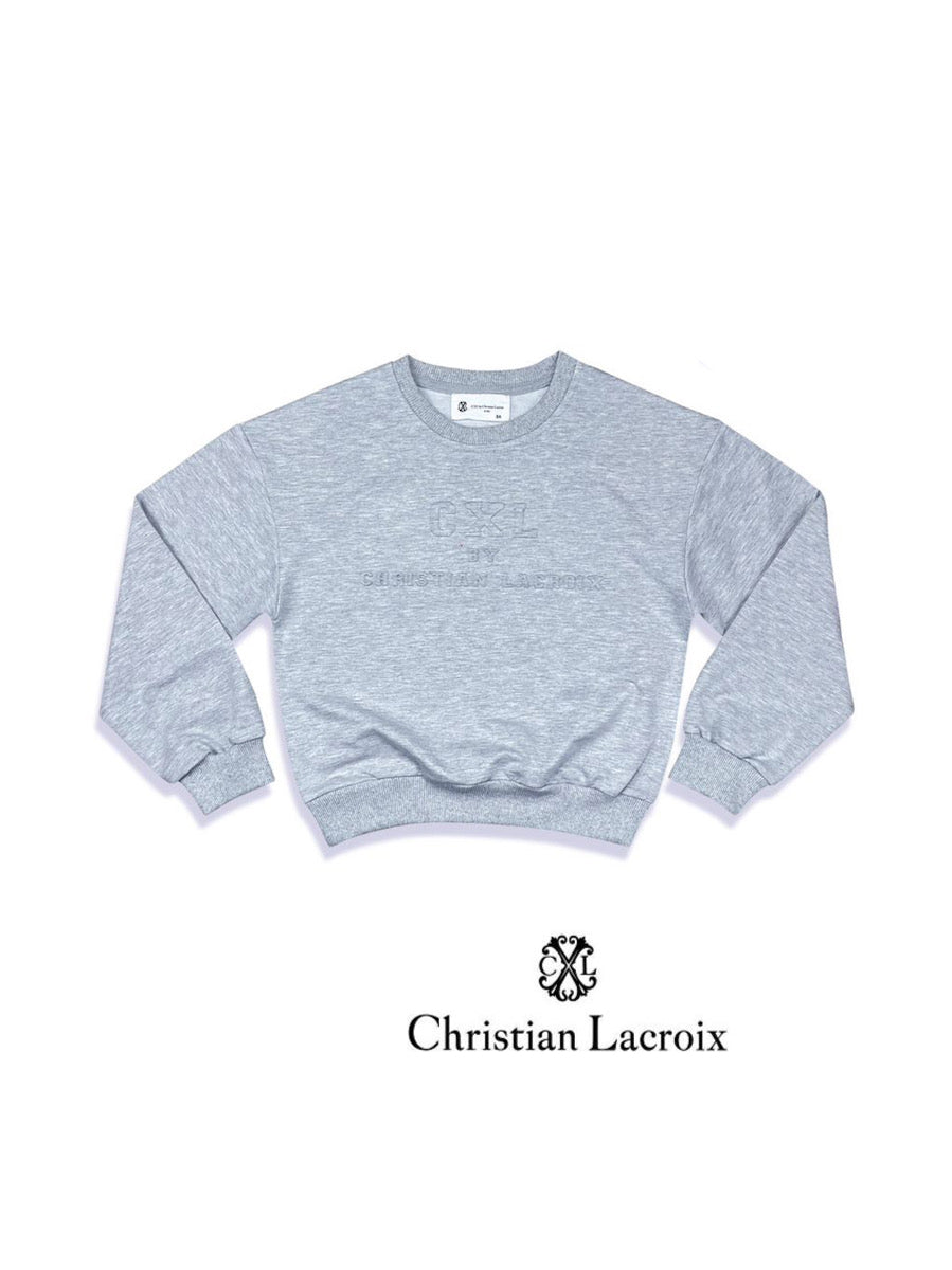 Sweat gris fille Christian LaCroix