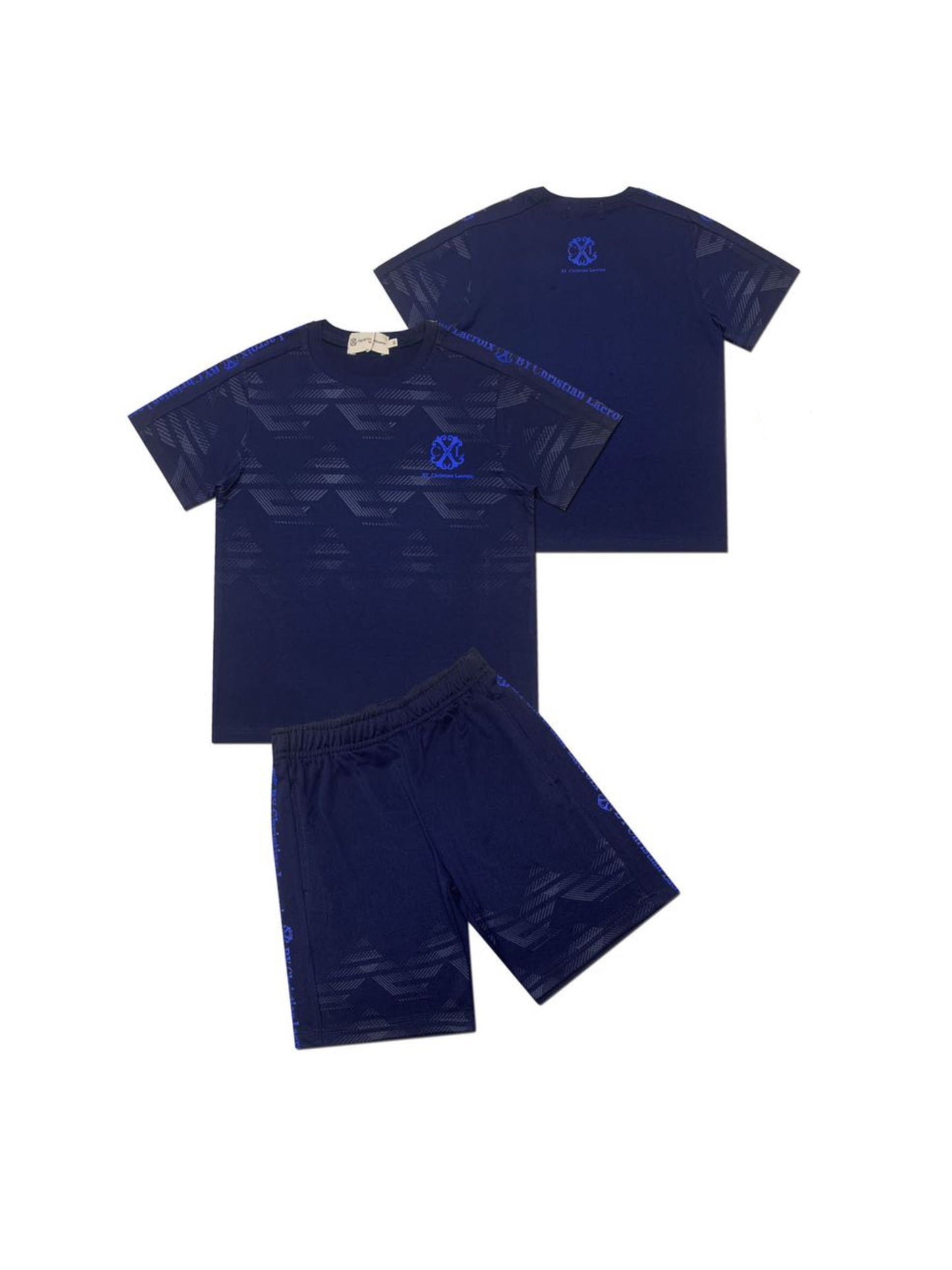 Ensemble tshirt short marine garçon Christian LaCroix