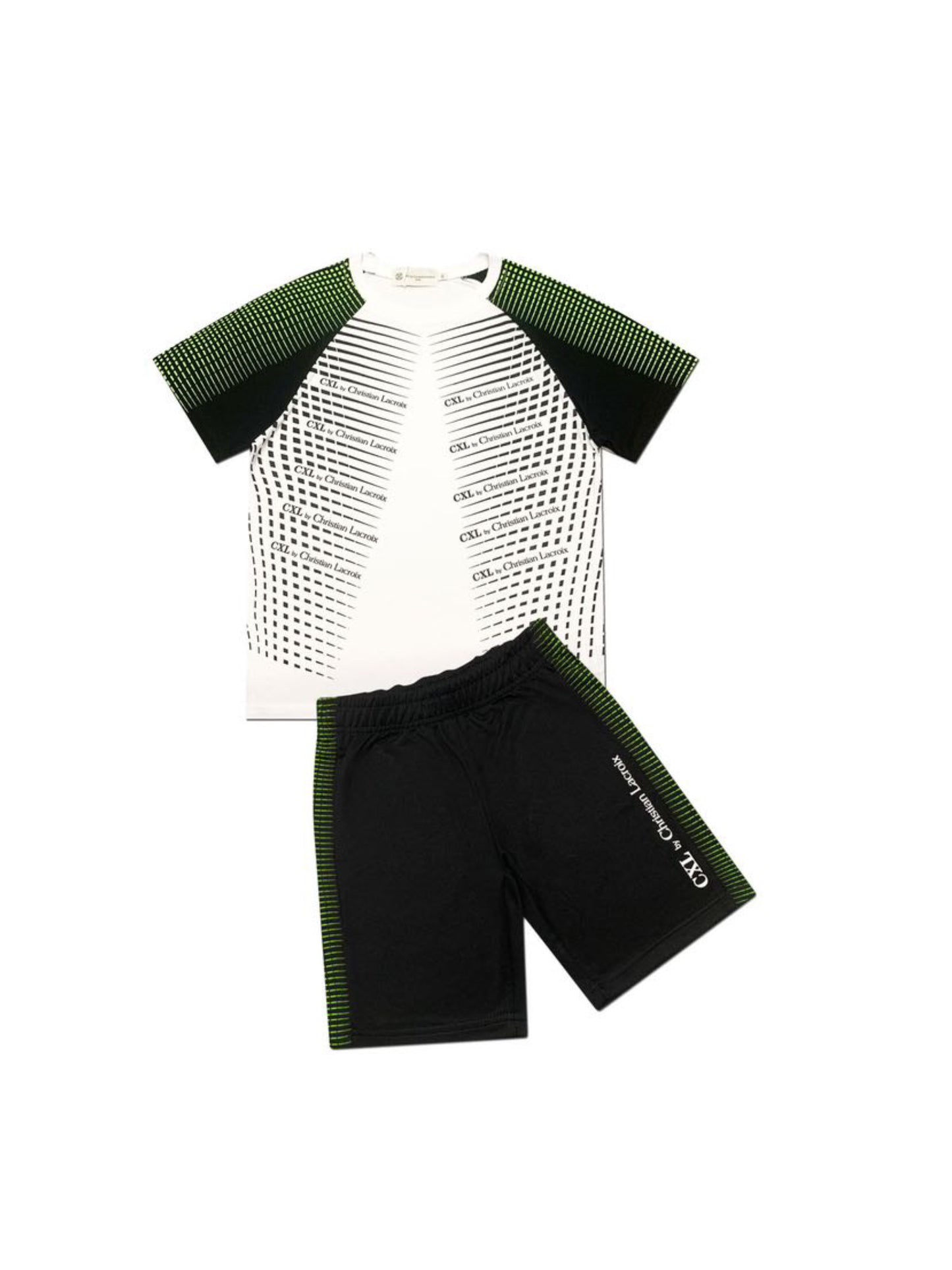 Ensemble tshirt short blanc garçon Christian LaCroix