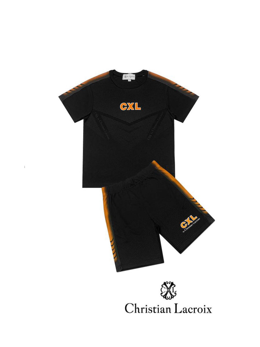 Ensemble tshirt short noir garçon Christian LaCroix