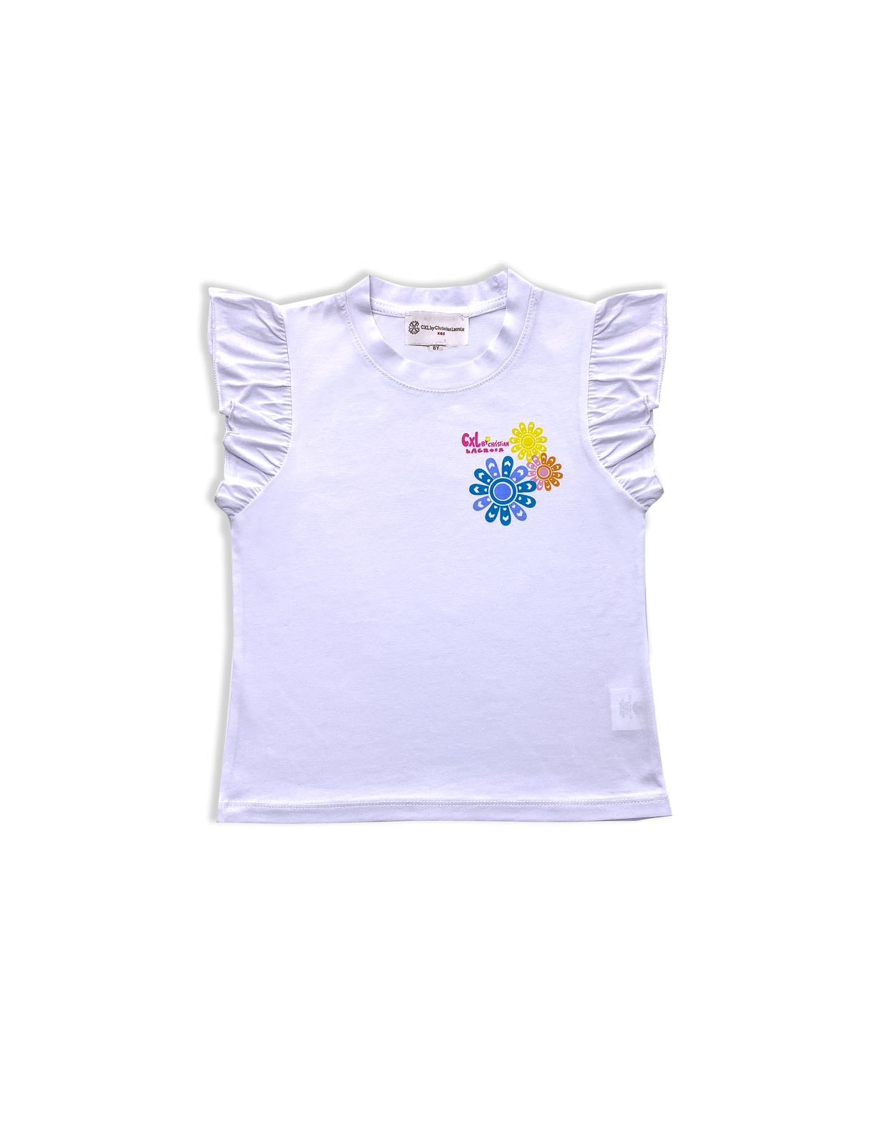 Tshirt blanc fille Christian LaCroix