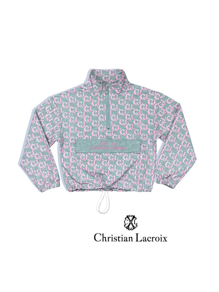 Sweat poche gris fille Christian LaCroix