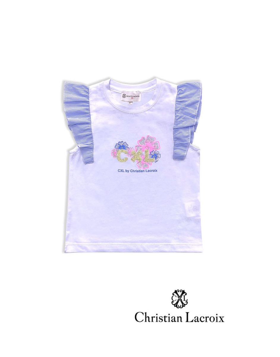 Tshirt blanc fille Christian LaCroix