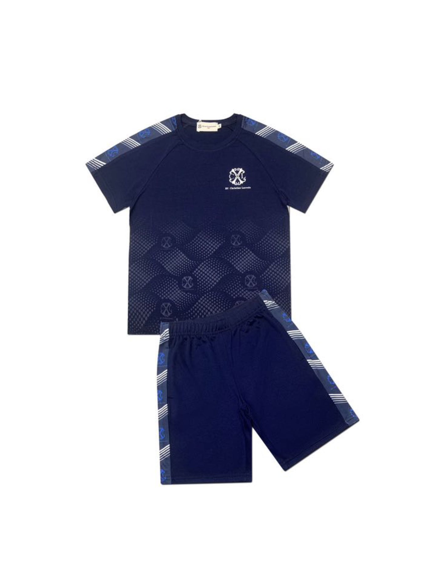 Ensemble tshirt short marine garçon Christian LaCroix
