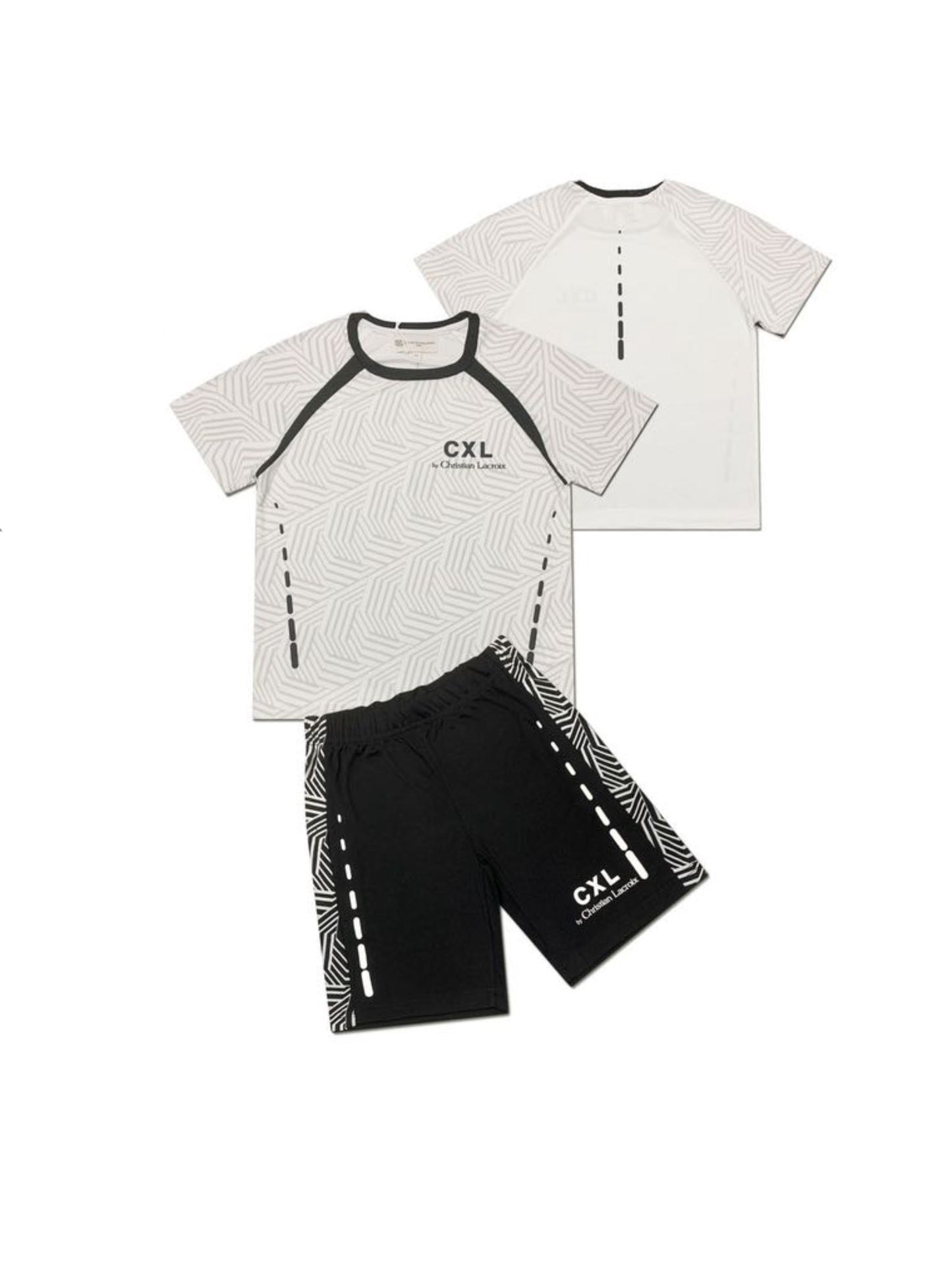 Ensemble tshirt short blanc garçon Christian LaCroix