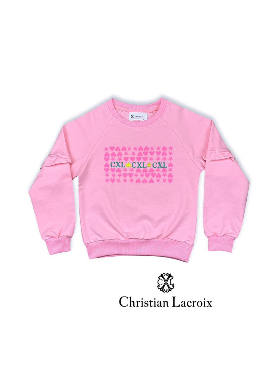 Sweat rose fille Christian LaCroix