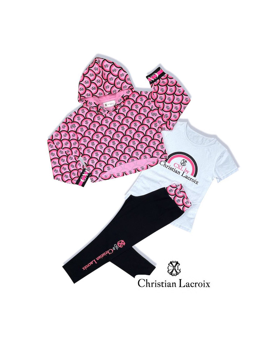 Ensemble 3PCS rose/violet fille Christian LaCroix