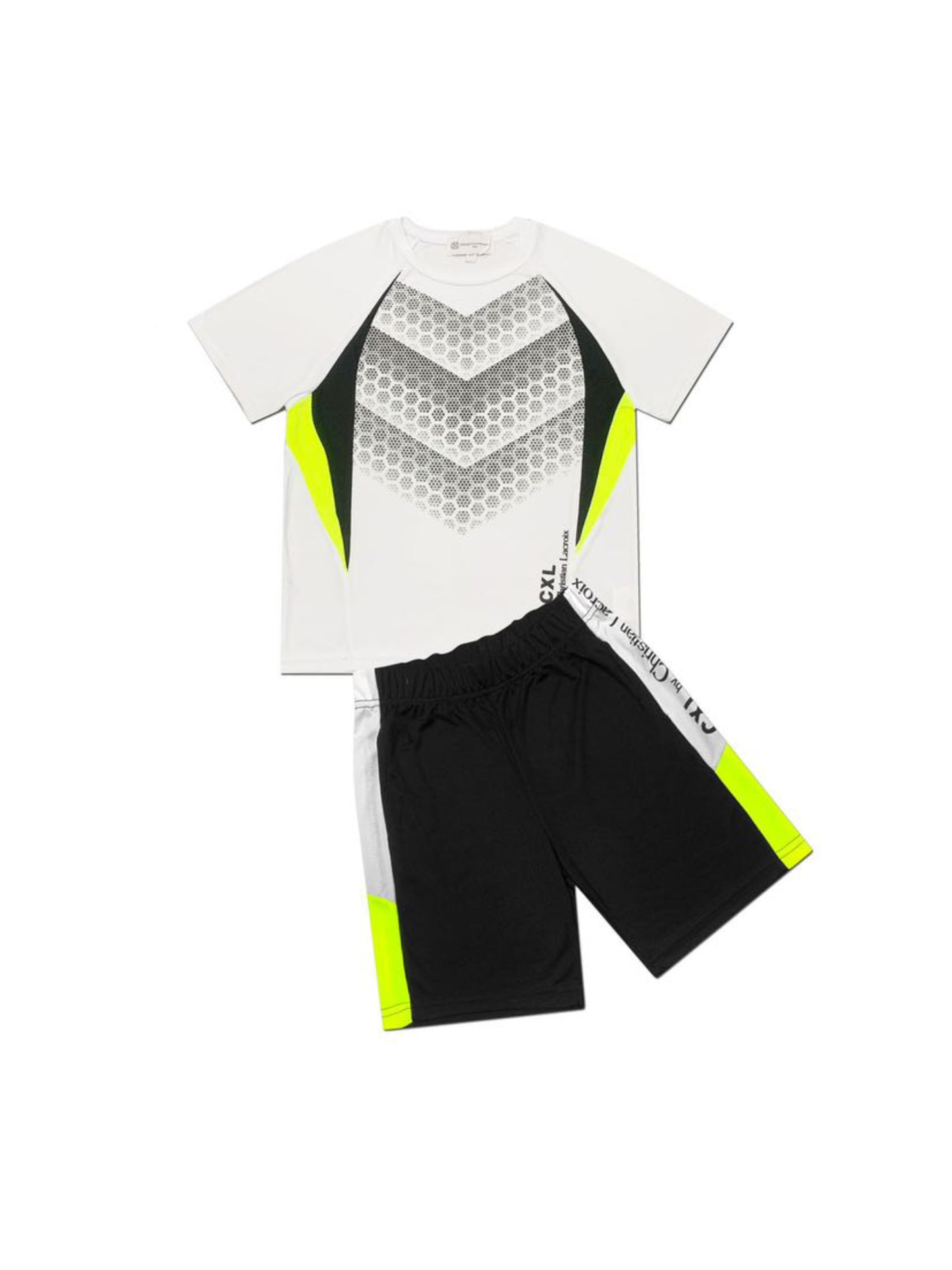 Ensemble tshirt short blanc garçon Christian LaCroix