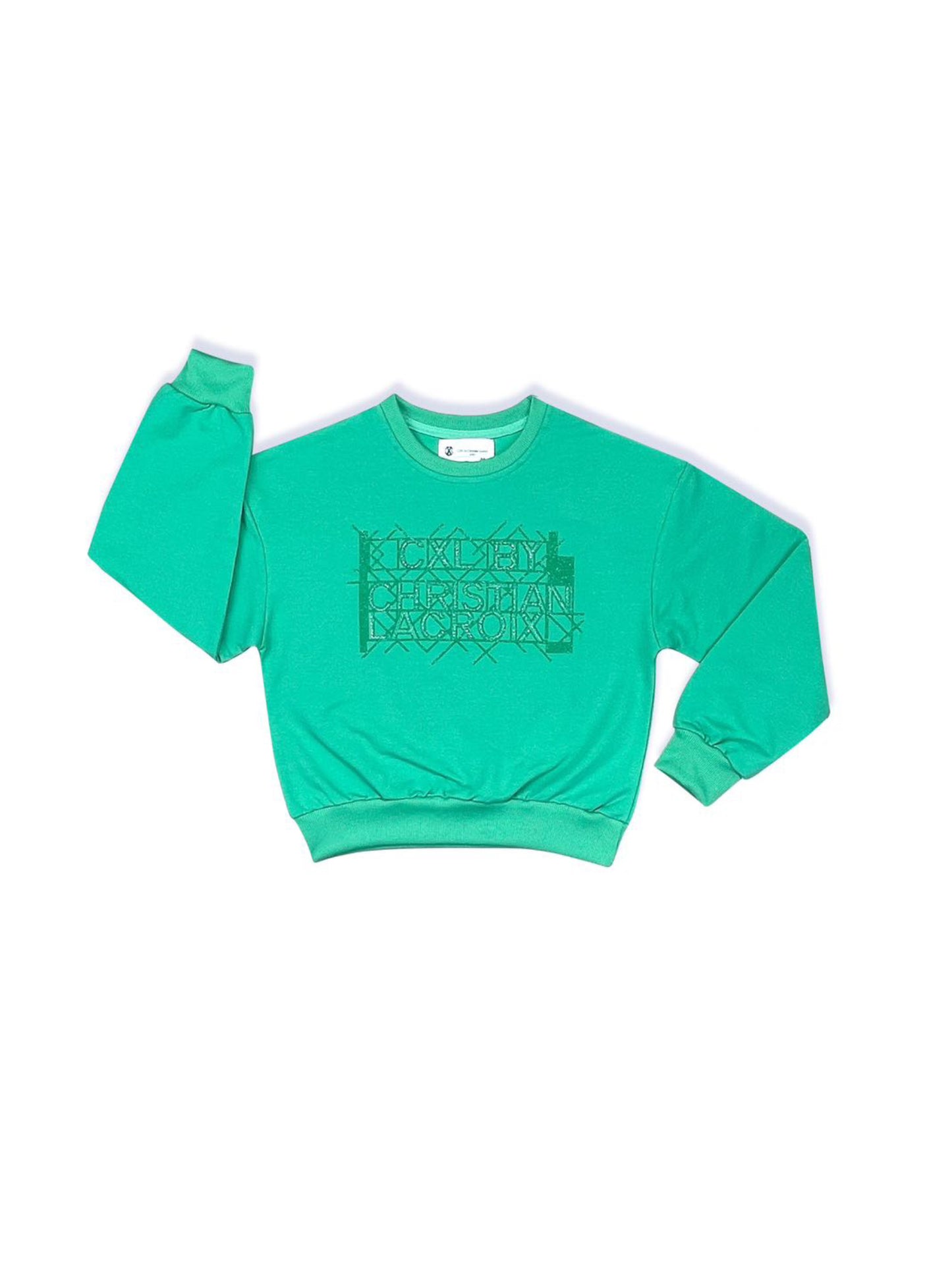 Sweat vert fille Christian LaCroix