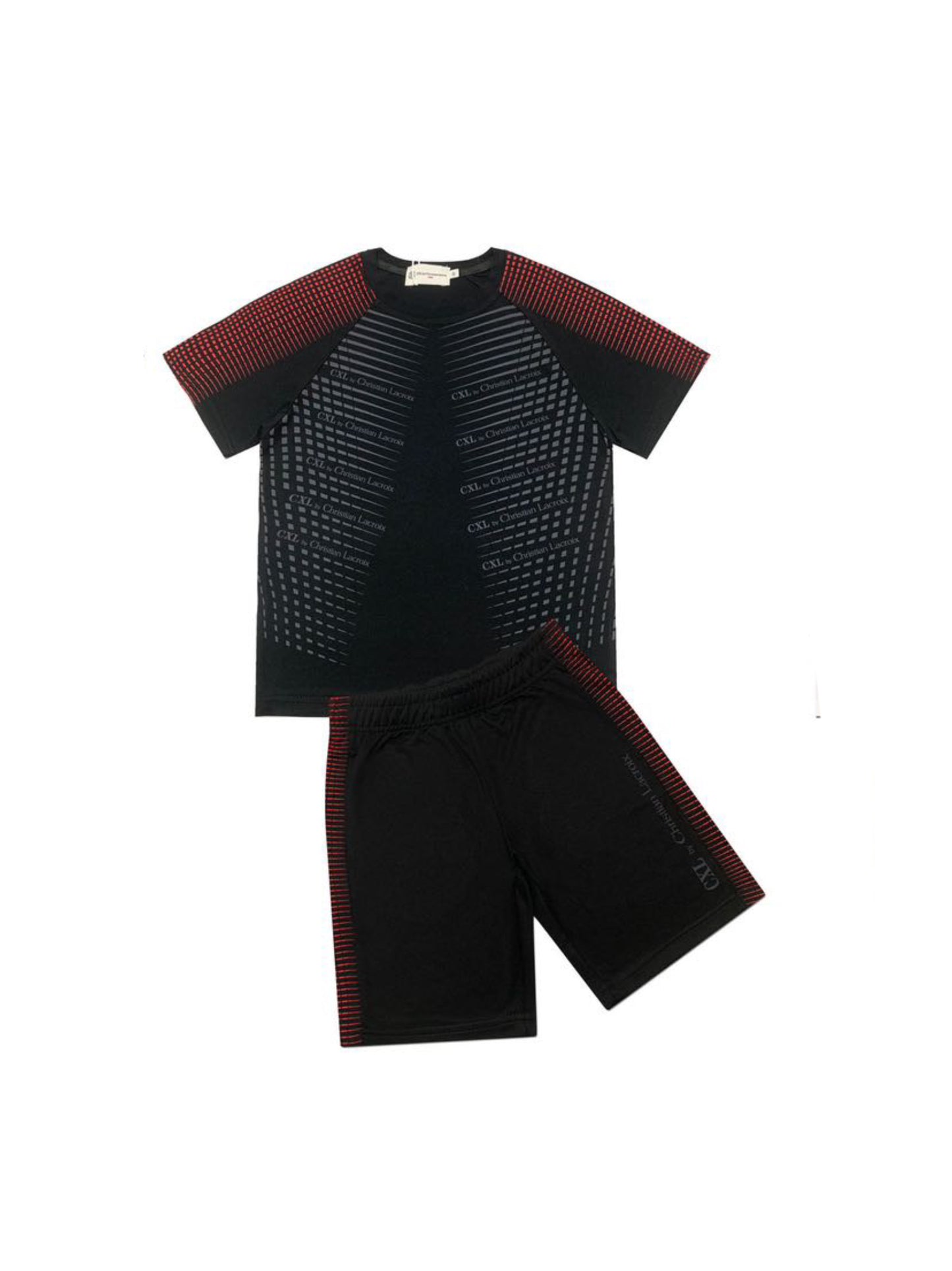 Ensemble tshirt short noir garçon Christian LaCroix
