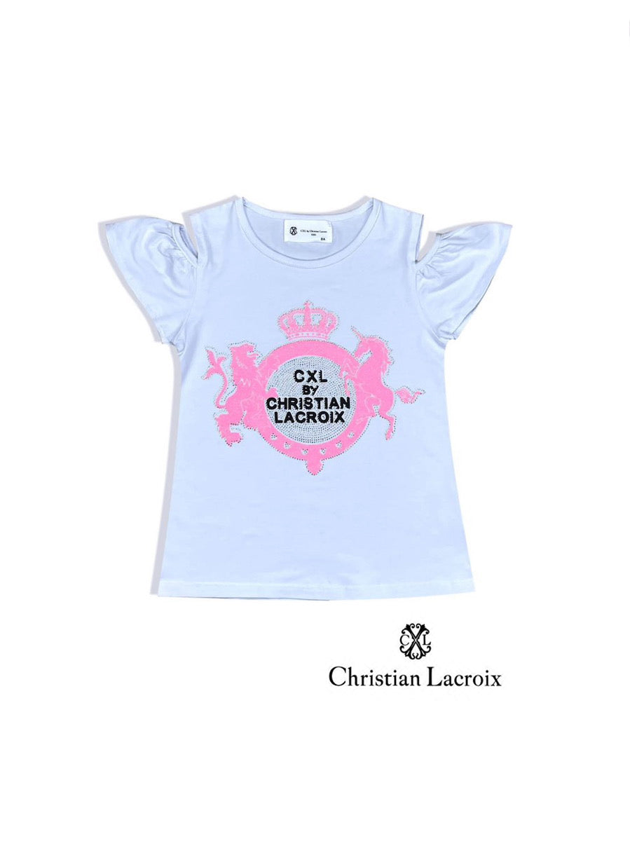 Tshirt blanc fille Christian LaCroix