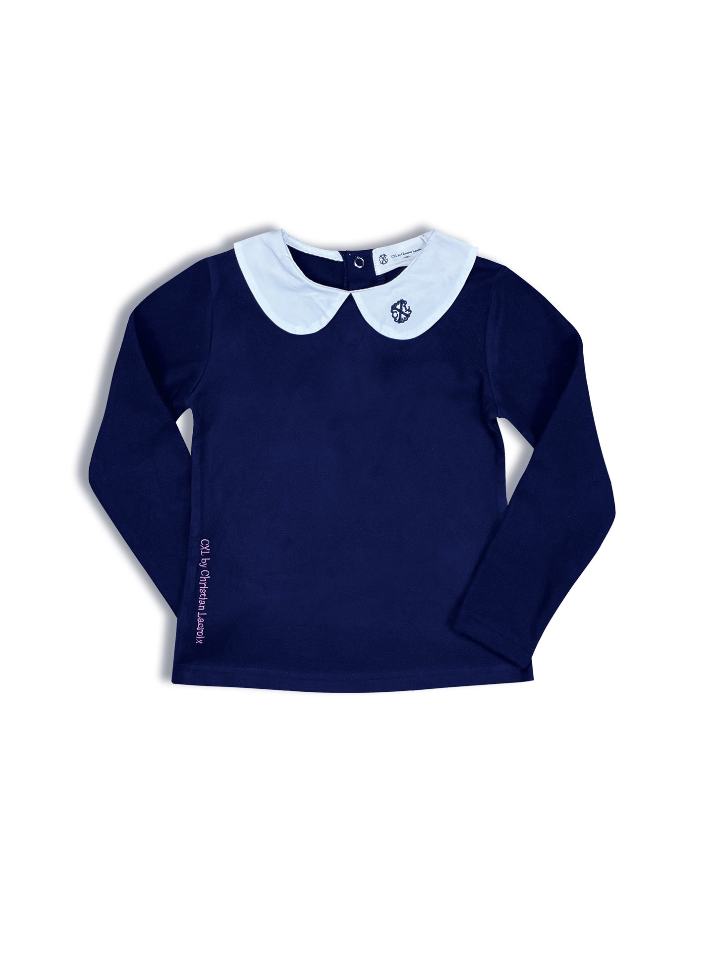 Tshirt marine fille CXL by Christian LaCroix