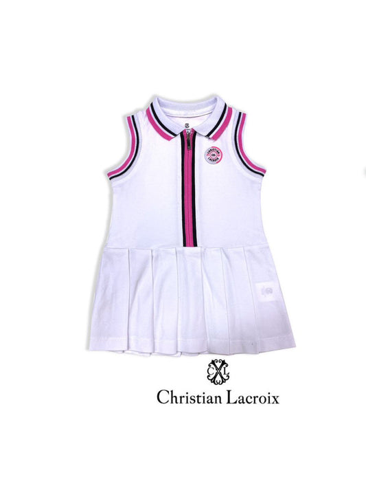 Robe Polo blanc bébé fille Christian LaCroix