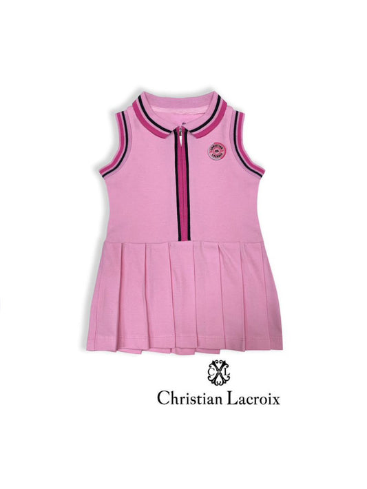 Robe Polo rose bébé fille Christian LaCroix