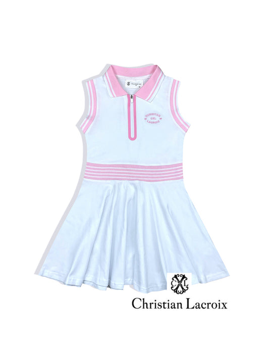 Robe polo blanche fille Christian LaCroix