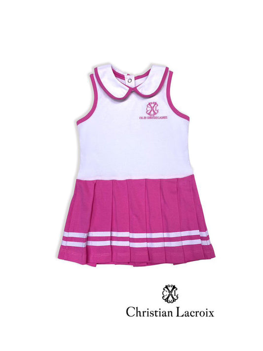 Robe Polo blanc bébé fille Christian LaCroix