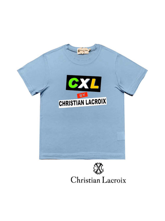Tshirt bleu garçon Christian LaCroix