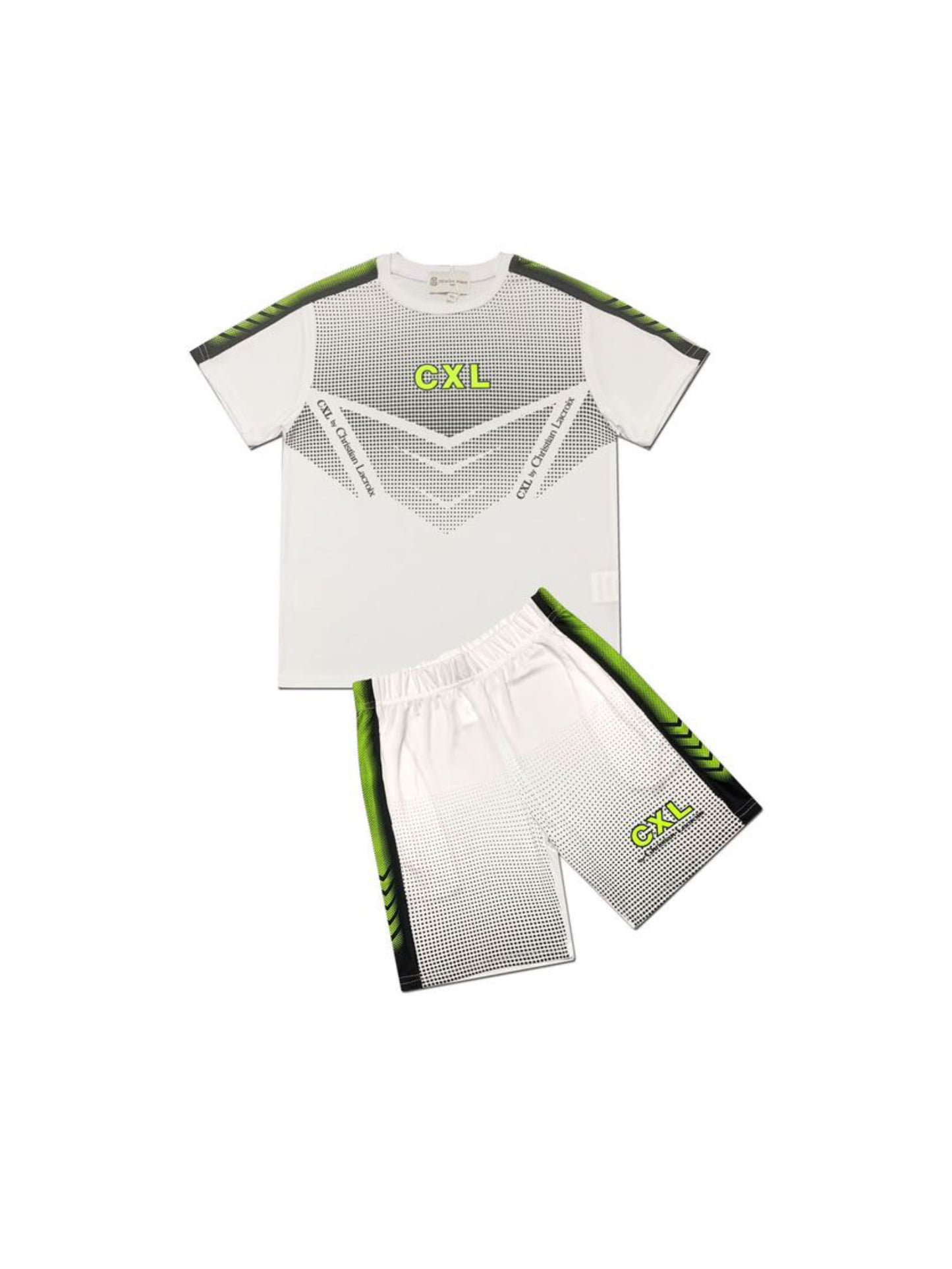 Ensemble tshirt short blanc garçon Christian LaCroix
