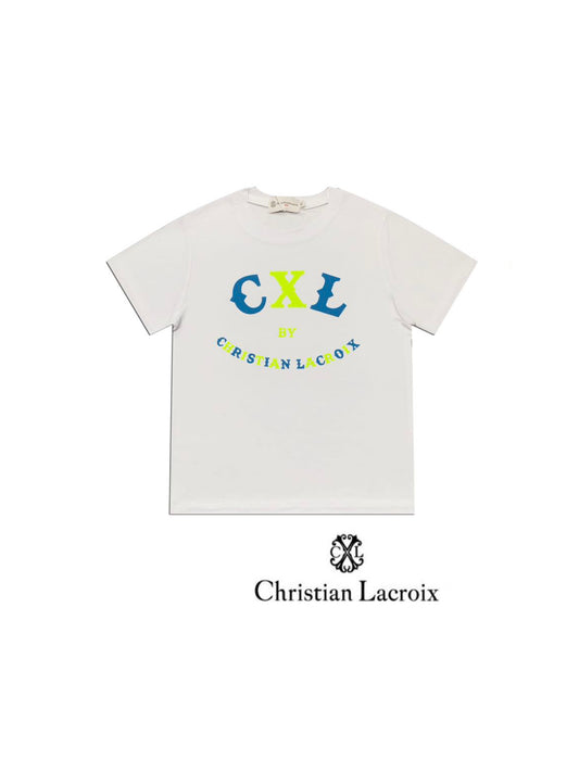 Tshirt blanc garçon Christian LaCroix