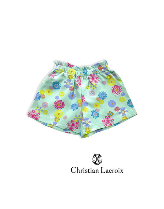 Short vert fille Christian LaCroix