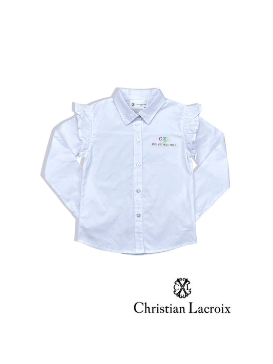 Chemise blanche fille Christian LaCroix