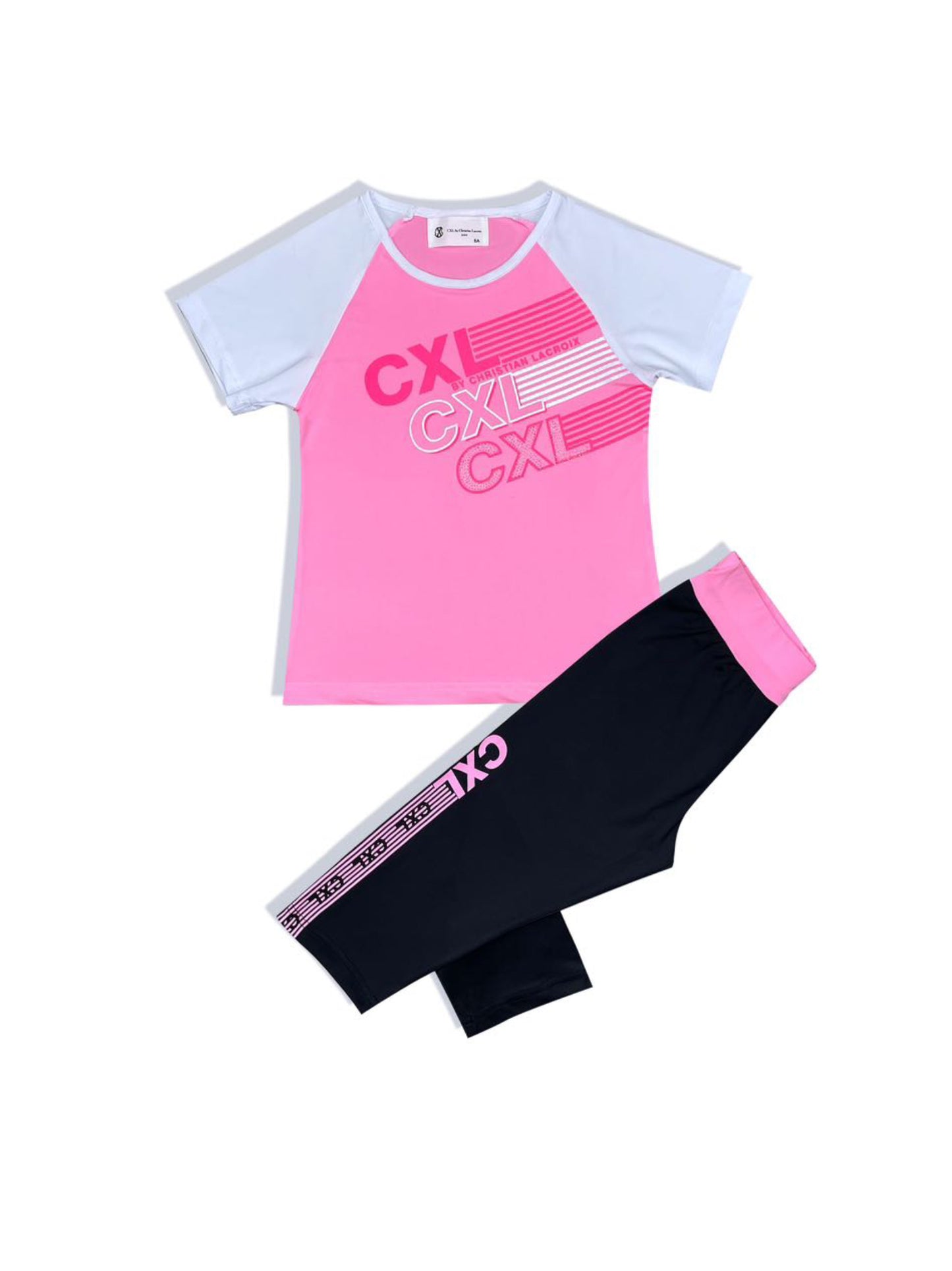 Ensemble tshirt legging rose fille Christian LaCroix