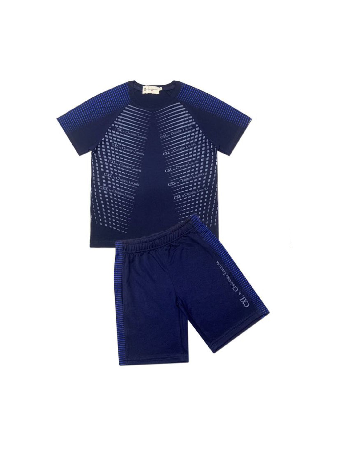 Ensemble tshirt short marine garçon Christian LaCroix