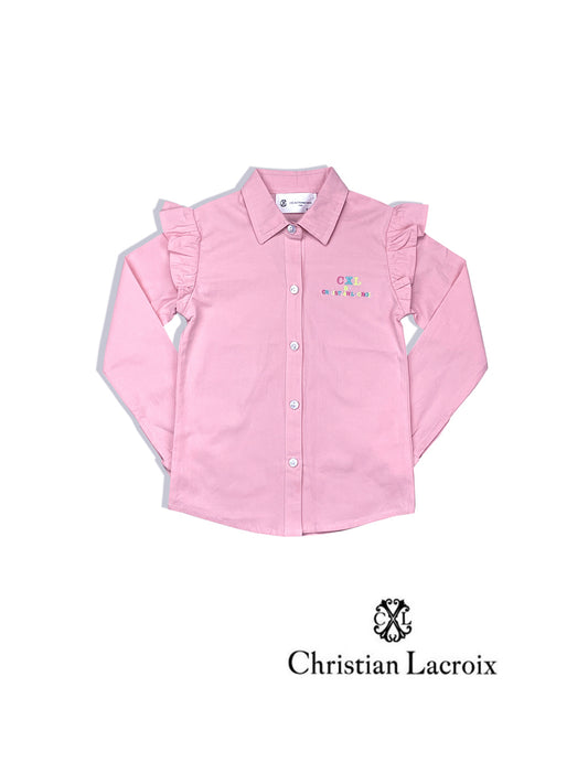 Chemise rose fille Christian LaCroix